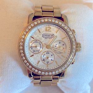 Coach Women’s Gold Jewelled Watch NWOT